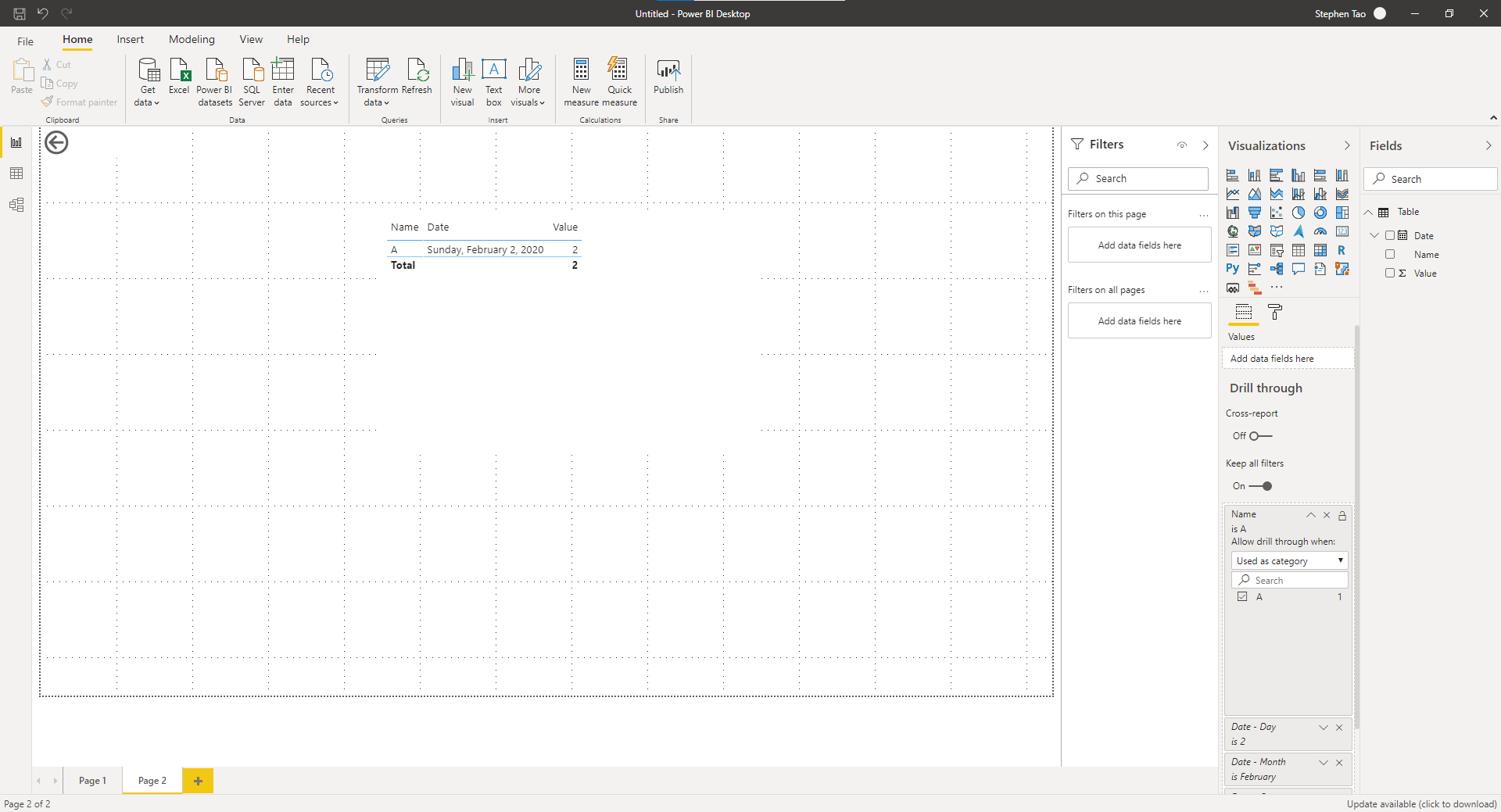 Solved: How to Drill Through - Microsoft Fabric Community