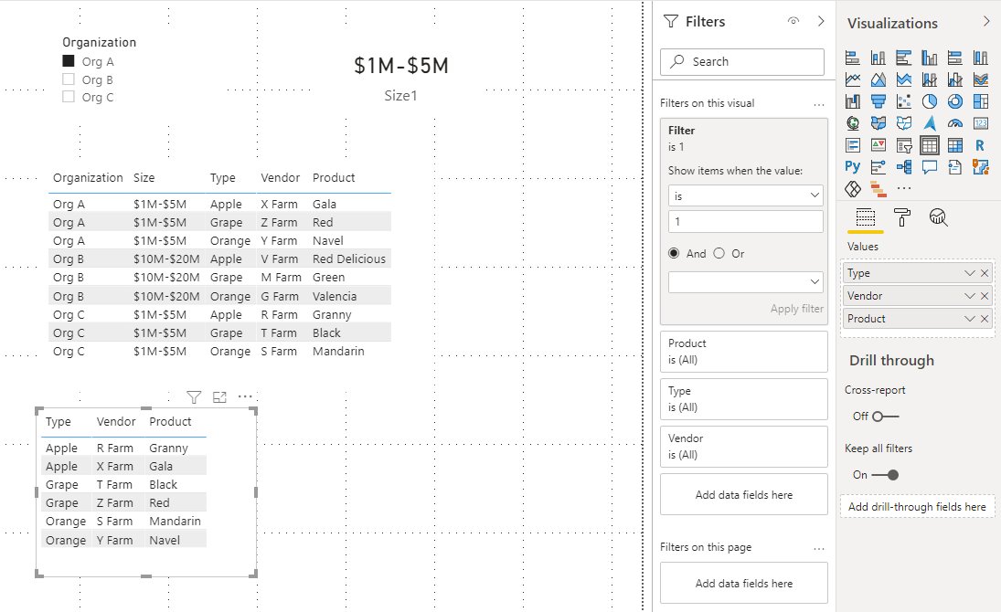Solved: How to filter a table based on a value returned fr ...