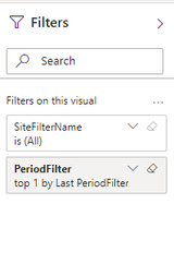 Filter pane in the report in PowerBI Service (correct)