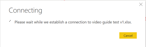 Solved: Report Stuck at Data Connection - Microsoft Fabric Community