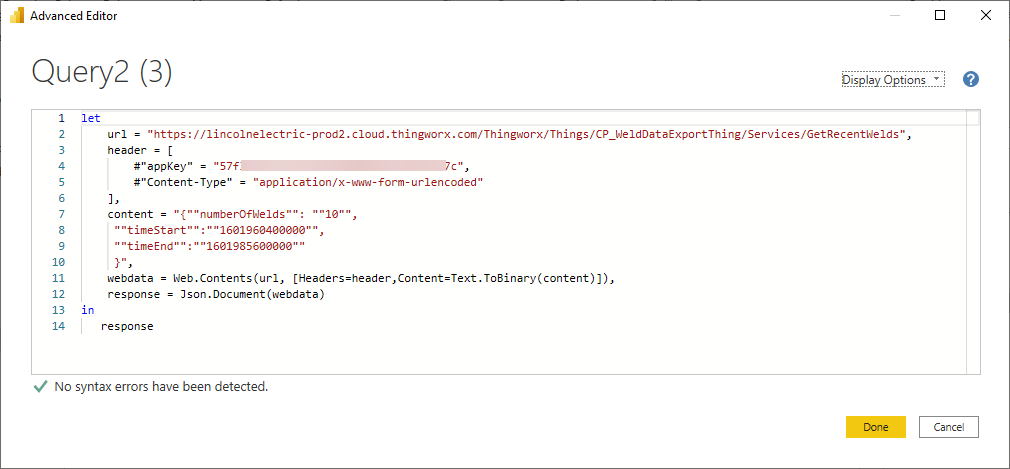 HTTP POST Request passing ApiKey in Power Query - Microsoft Fabric ...