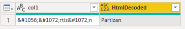 Solved: HTML symbol decimal values translated to actual sy ...