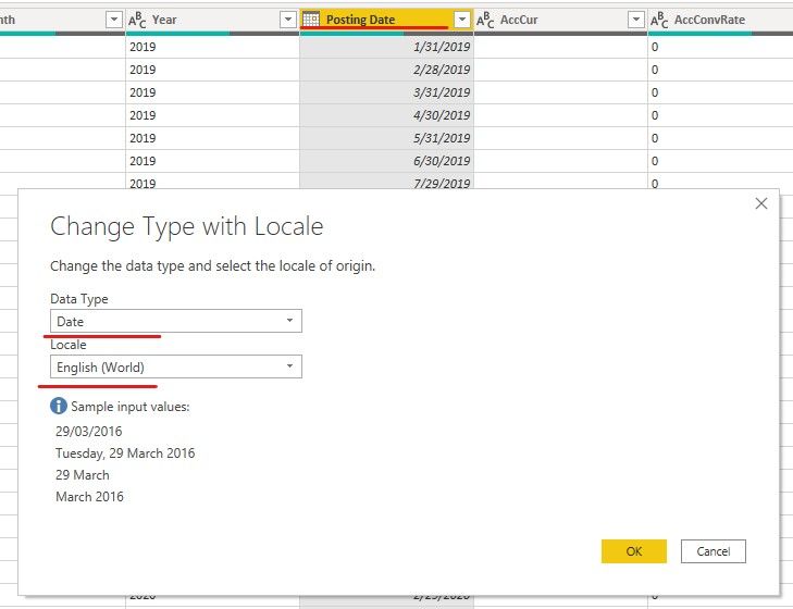 Solved: My CSV file Posting Date how to convert to Date ? - Microsoft ...