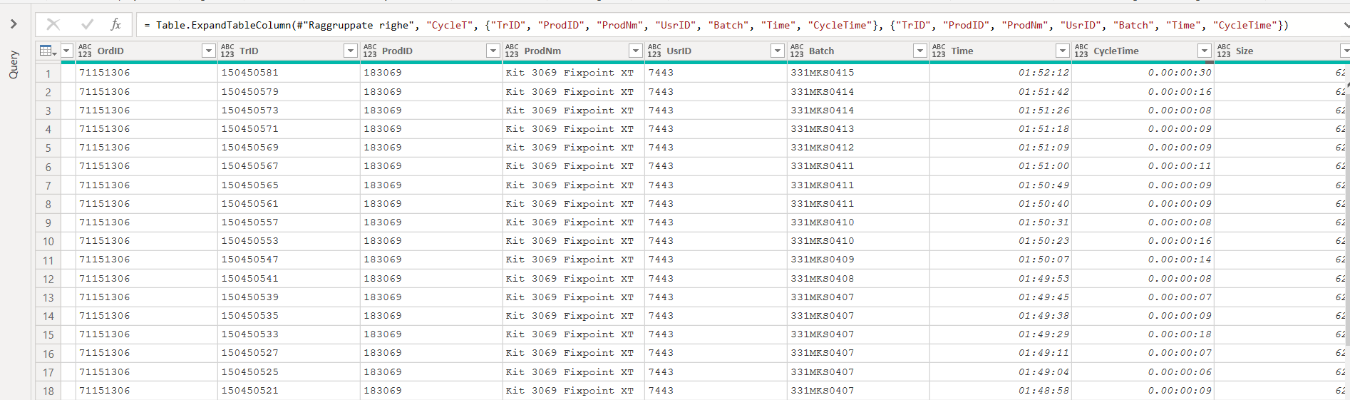 Solved: Calculate time difference to previous matching row ...