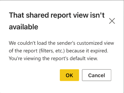 Solved: Error Message when viewing shared report - Microsoft Fabric ...
