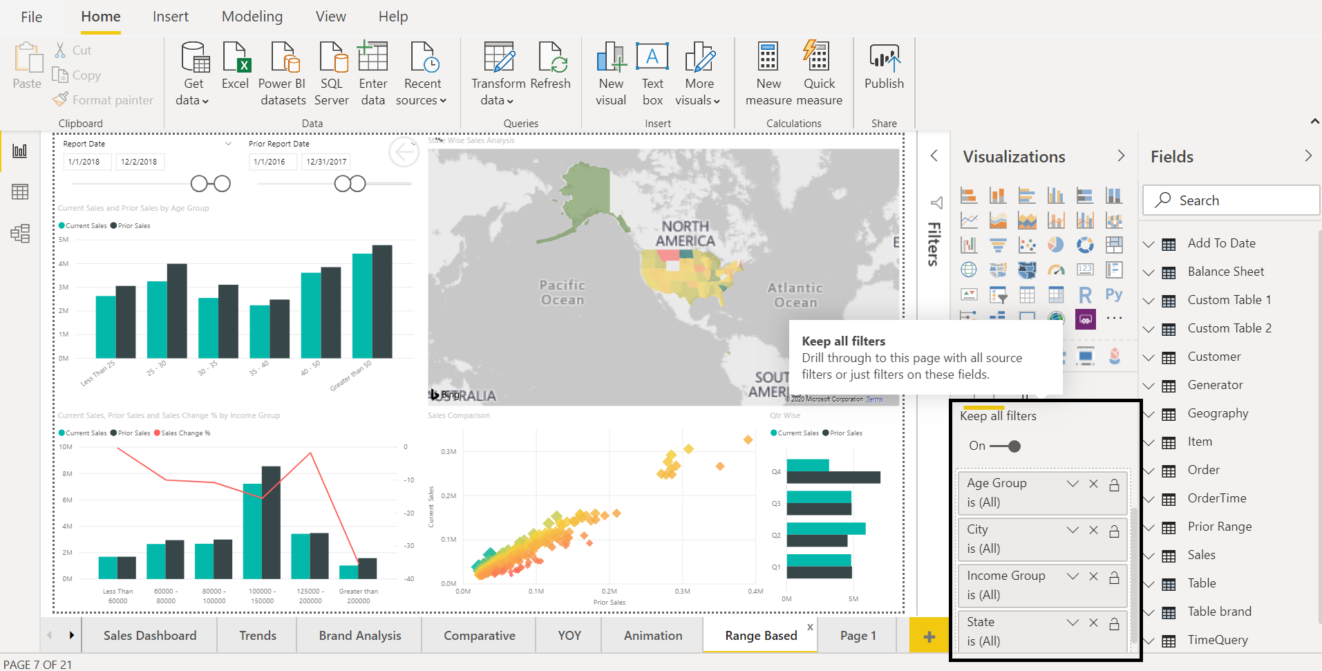 Drillthrough dates override - Microsoft Fabric Community