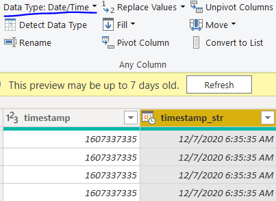 Direct Query to SQL View: Time only column not abl... - Microsoft ...
