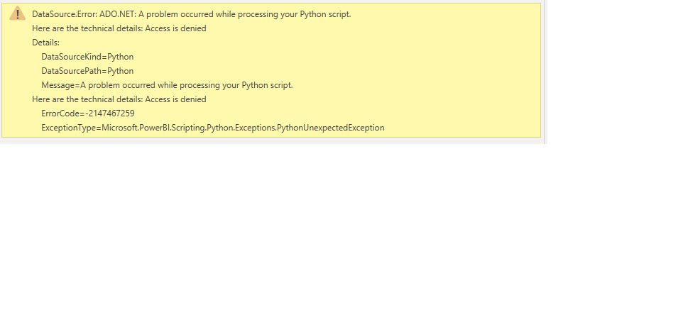Solved: Python in PowerQuery - Microsoft Fabric Community
