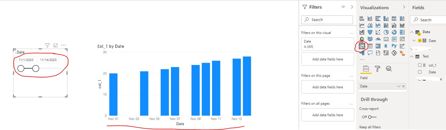 Dynamic start and end on a graph - Microsoft Fabric Community
