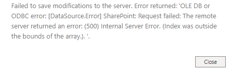 Solved: Error while connecting to SharePoint - Microsoft Fabric Community
