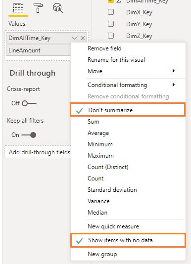 Power BI not displaying all values/ Missing Values - Microsoft Fabric ...