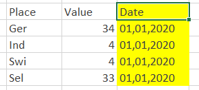 Solved: How to add only date column with specific date for ...
