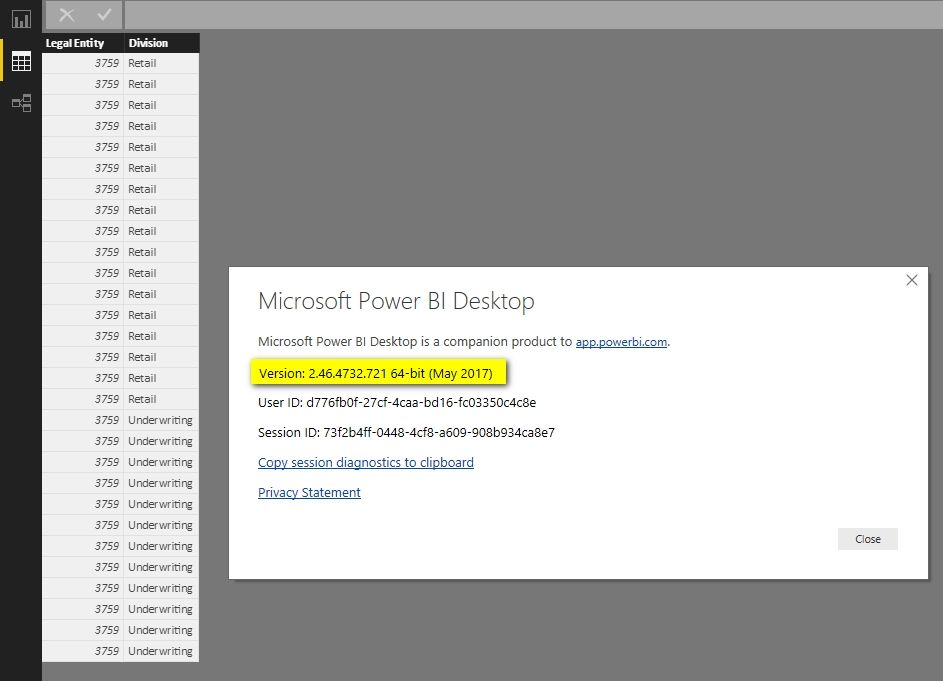 Rows in Power BI Table view not aligning with text_1.jpg