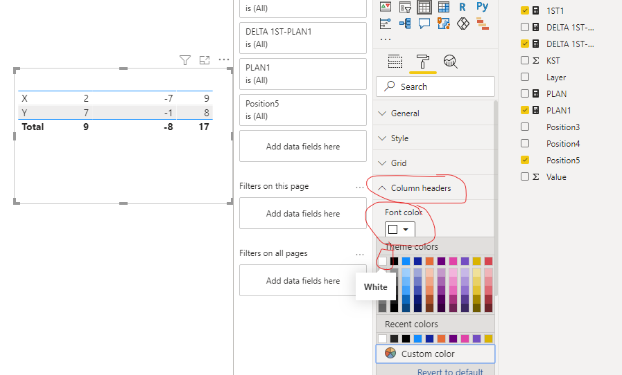 Solved: filters for the row of a matrix - Microsoft Fabric Community
