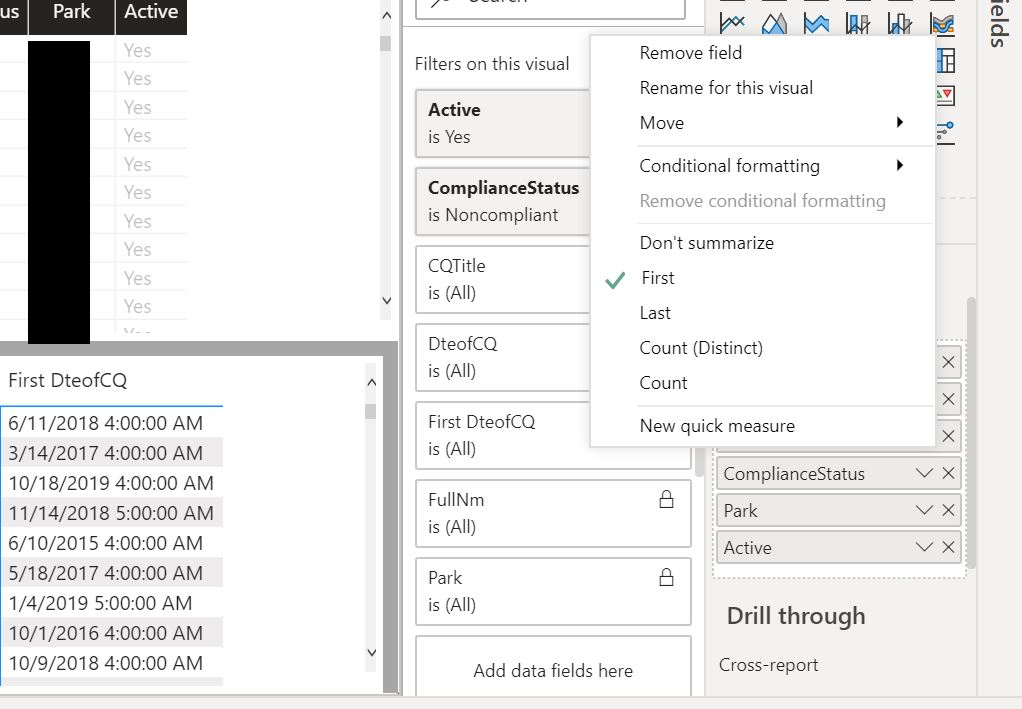 Condition to Eliminate Duplicate Count Items - Microsoft Fabric Community