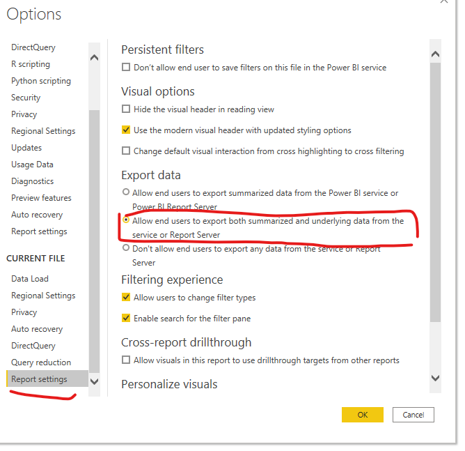 Solved: Export to Excel - Underlying Data - Microsoft Fabric Community