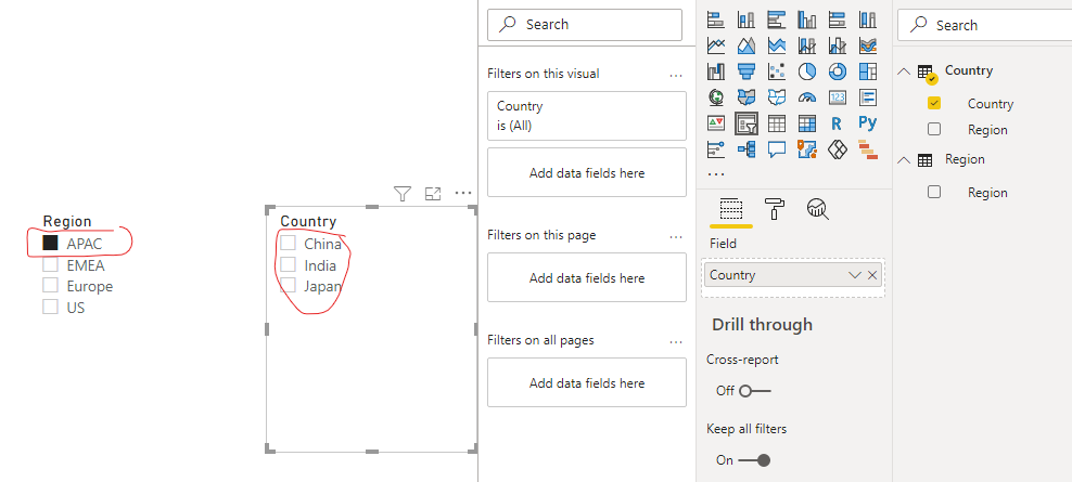 Solved: Control values in one slicer based on selection in ...