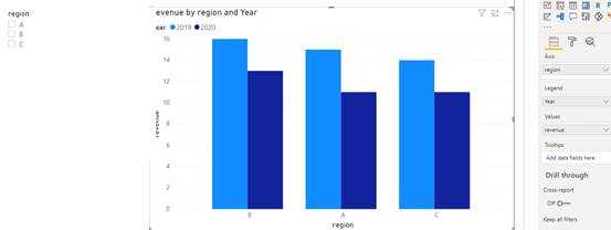 Bar chart with 2 values - Microsoft Fabric Community