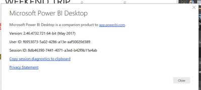 PBI Desktop Version