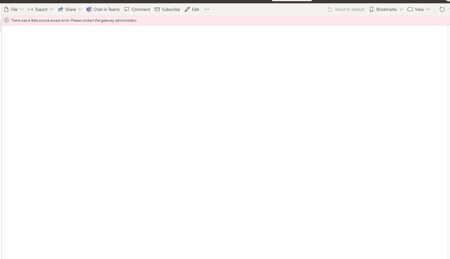 there was a data source access error. please conta... - Microsoft ...