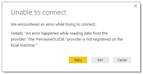 Pervasive SQL Problem - Microsoft Fabric Community