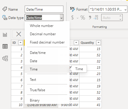 Solved: time show on visual not same type as data - Microsoft Fabric ...