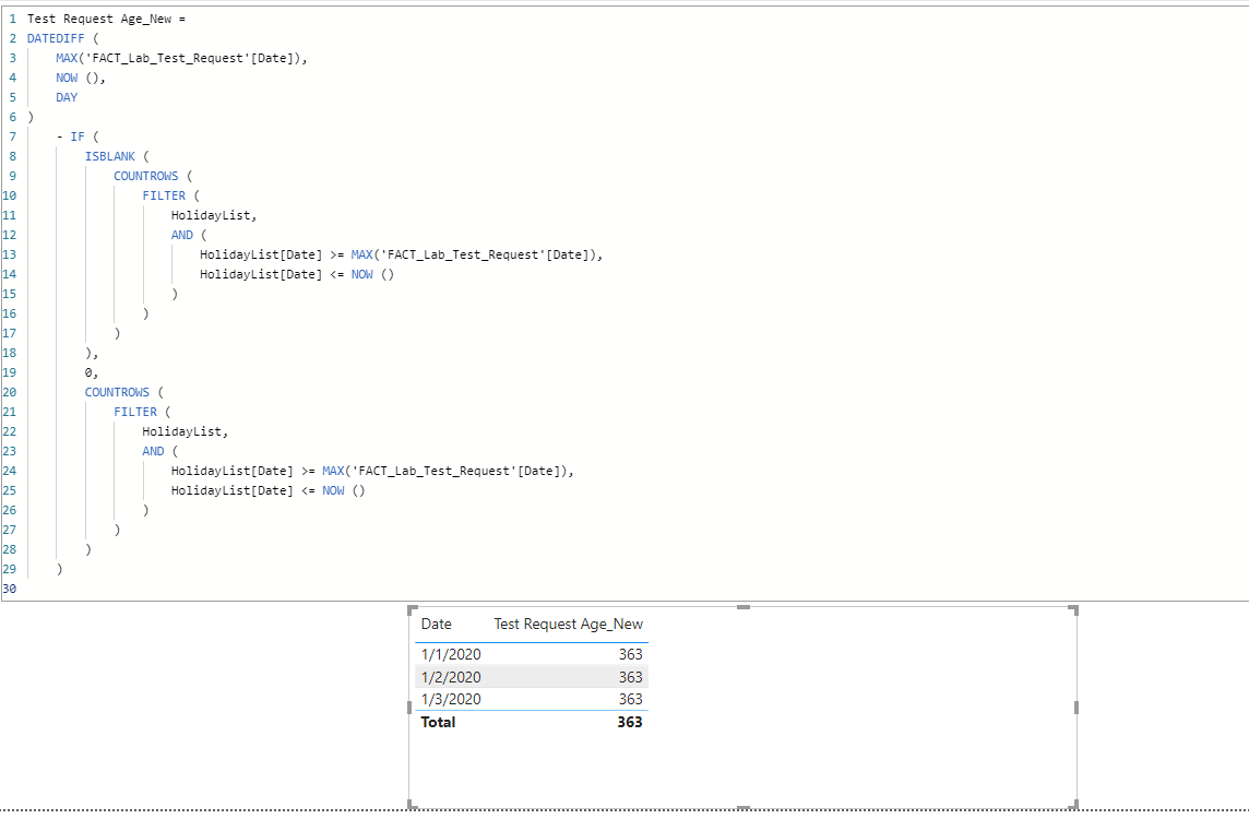 Solved: DAX issue - Microsoft Fabric Community