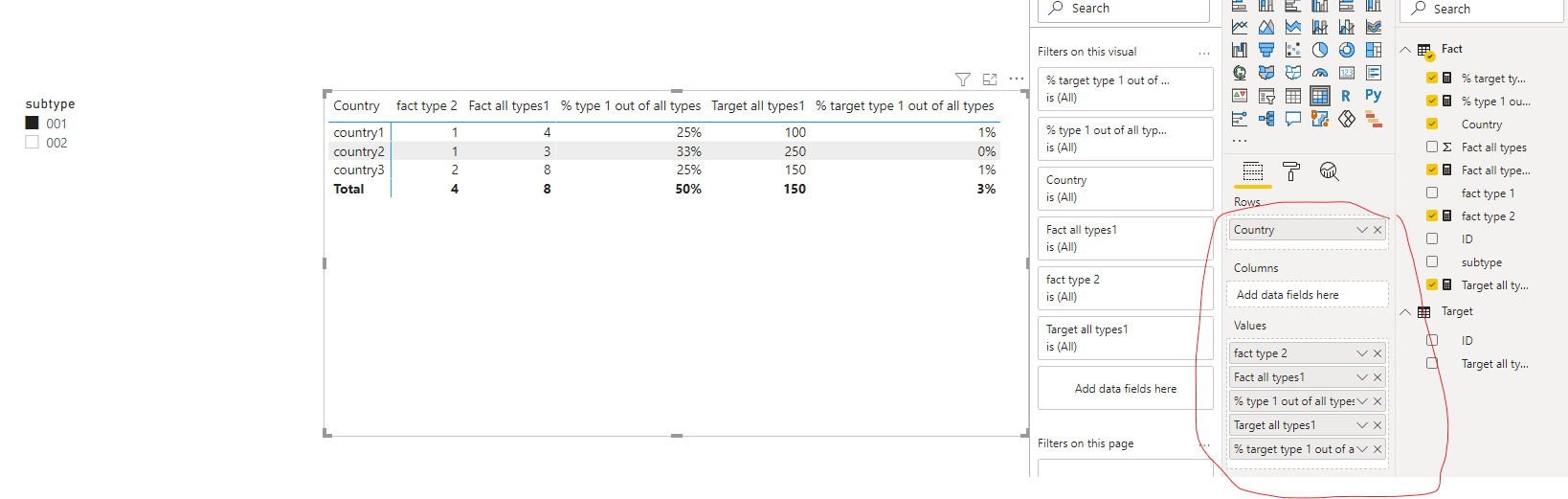 Solved: Filter for a part of the matrix - Microsoft Fabric Community