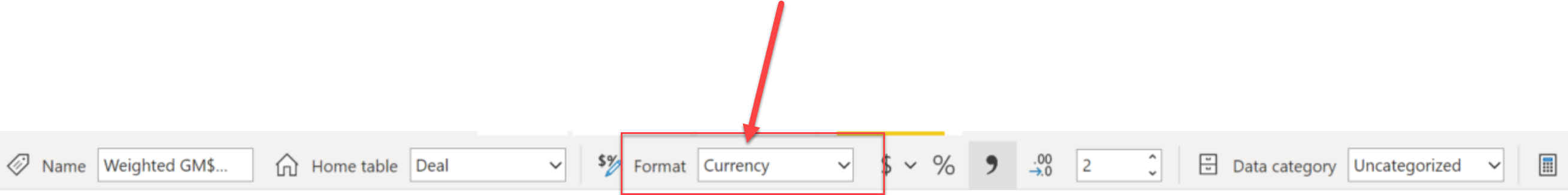 Solved: Can't change decimal in format - Microsoft Fabric Community