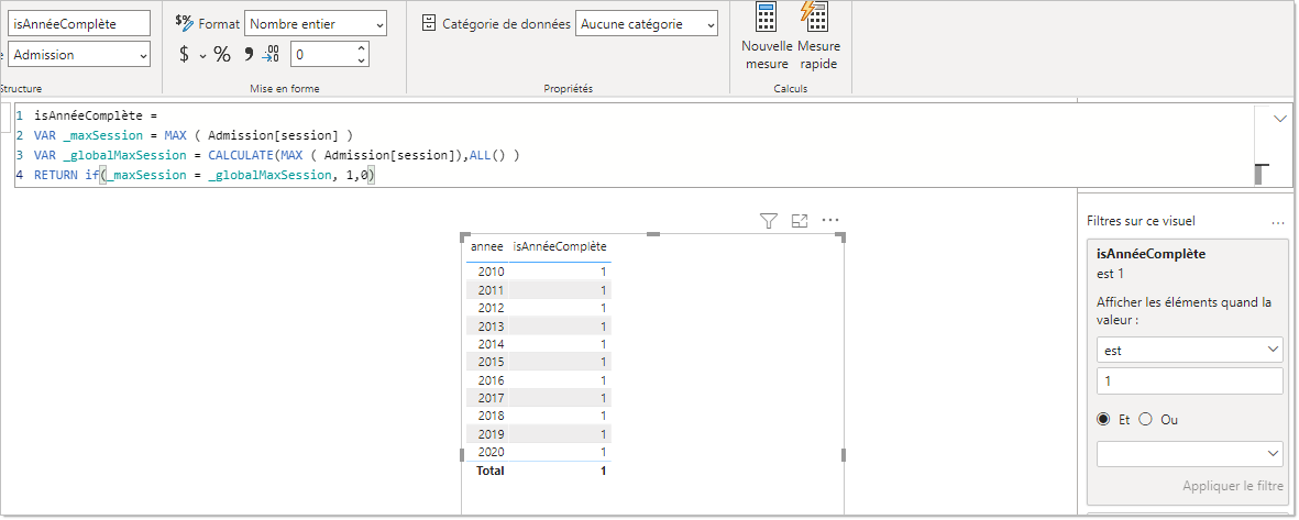 Solved: True/False DAX filter not working - Microsoft Fabric Community