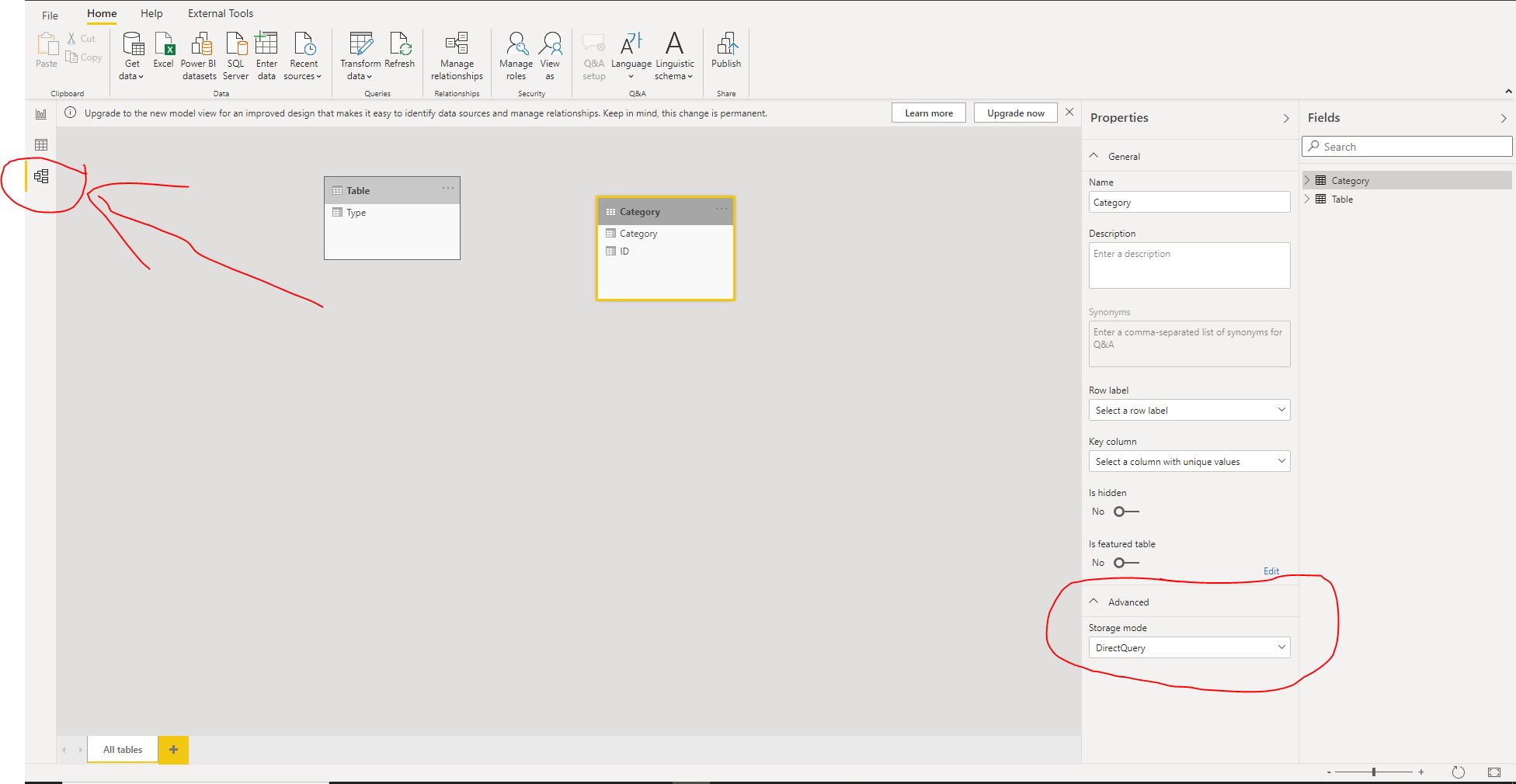 Remove direct query table in PBI desktop - Microsoft Fabric Community