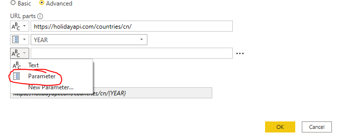 How can I read data from a parametrized function o... - Microsoft ...