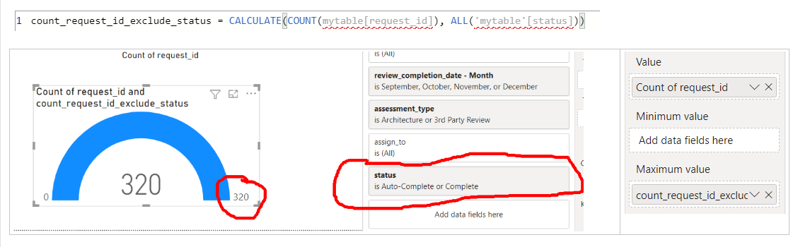 Solved: count measure that ignores specific page filter - Microsoft ...