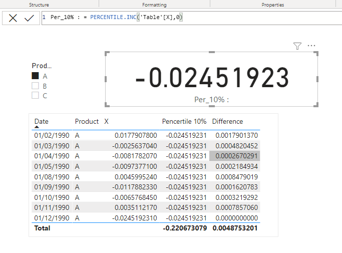 Solved: Percentile by Row - Microsoft Fabric Community