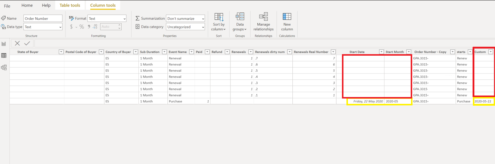 Solved: Inheriting and populate data based on a column - Microsoft ...