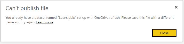 Solved: Can't publish pbix to power BI - Microsoft Fabric Community