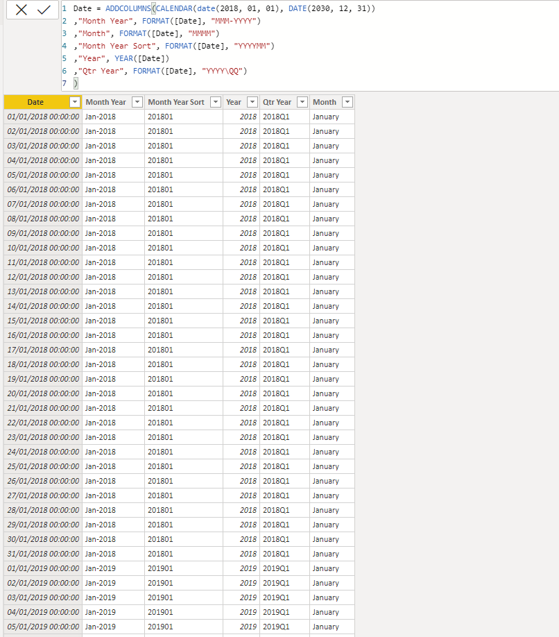Solved: Date table does not work well with my data - Microsoft Fabric ...