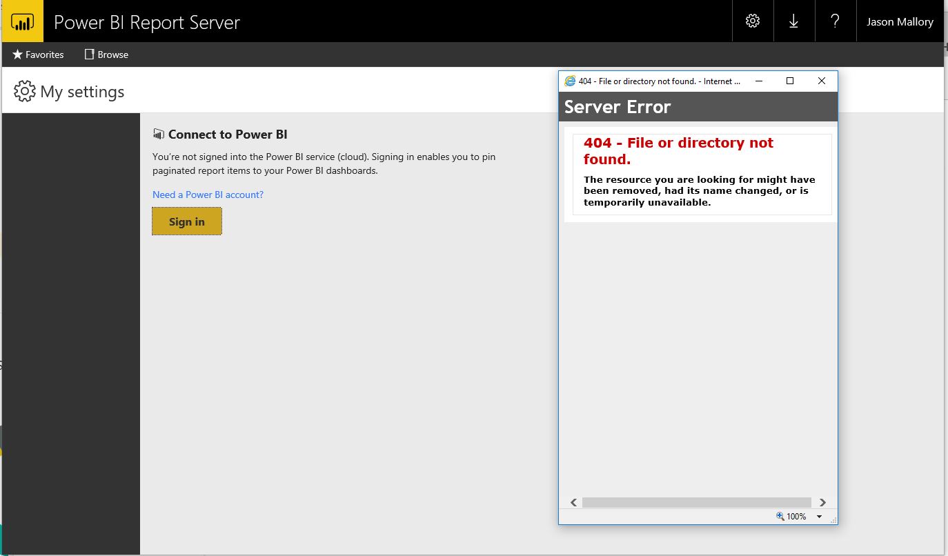 Publish to a Local PowerBI Server - Microsoft Fabric Community