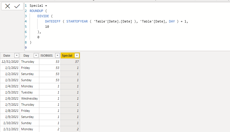 Solved: Week number - Microsoft Fabric Community