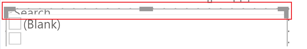 Solved: Slicer search bar not proportional - Microsoft Fabric Community