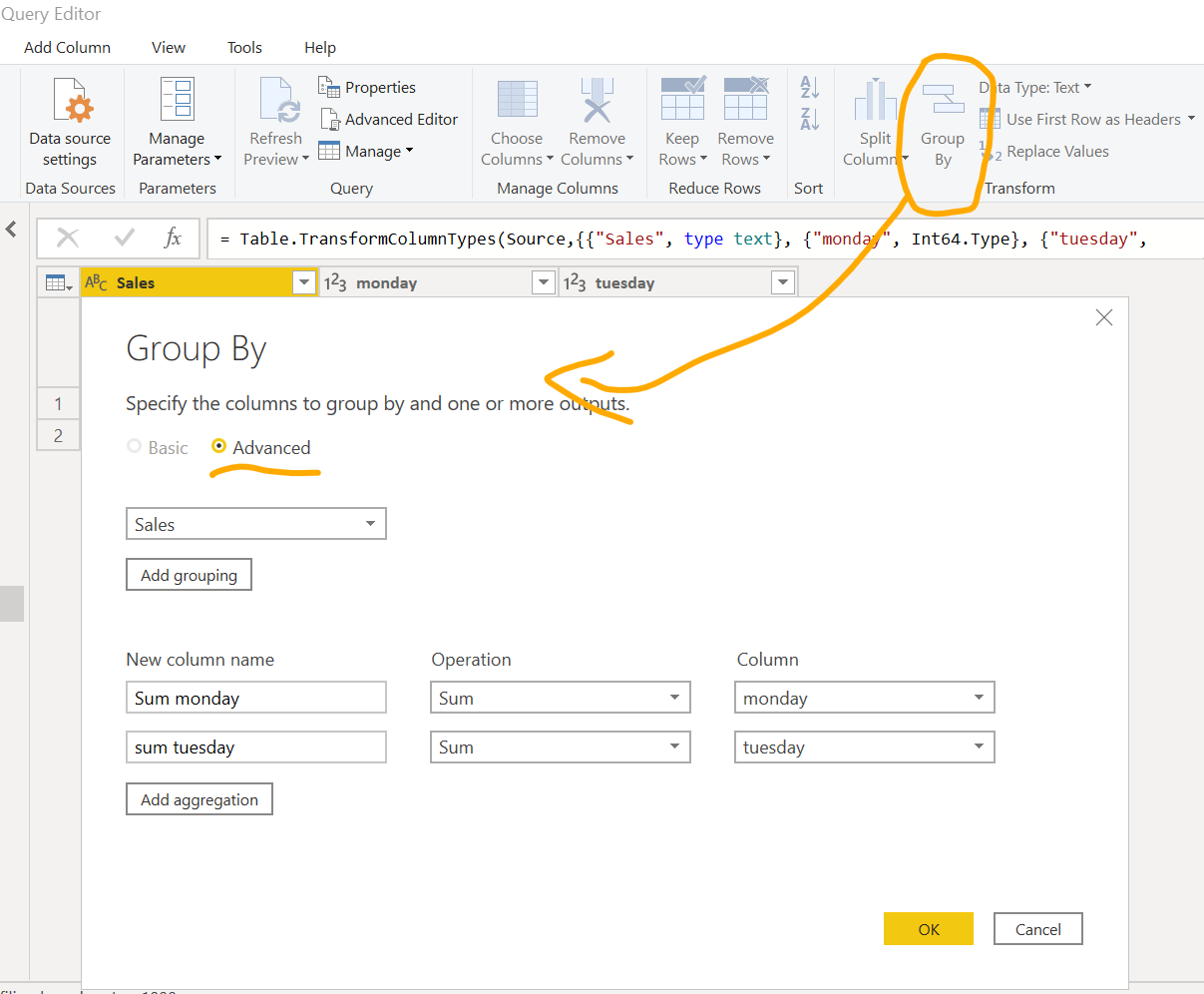 Solved: Need help with summarizedcolumns - Microsoft Fabric Community