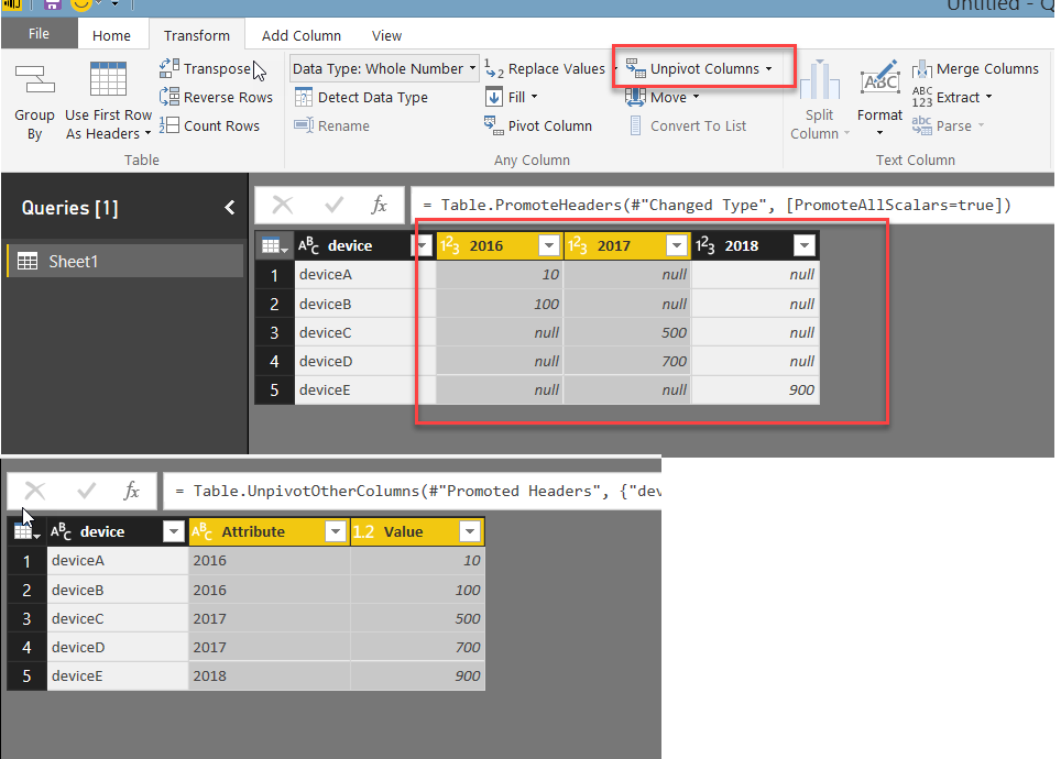 Solved: [DAX formula] Show value of column head where valu ...