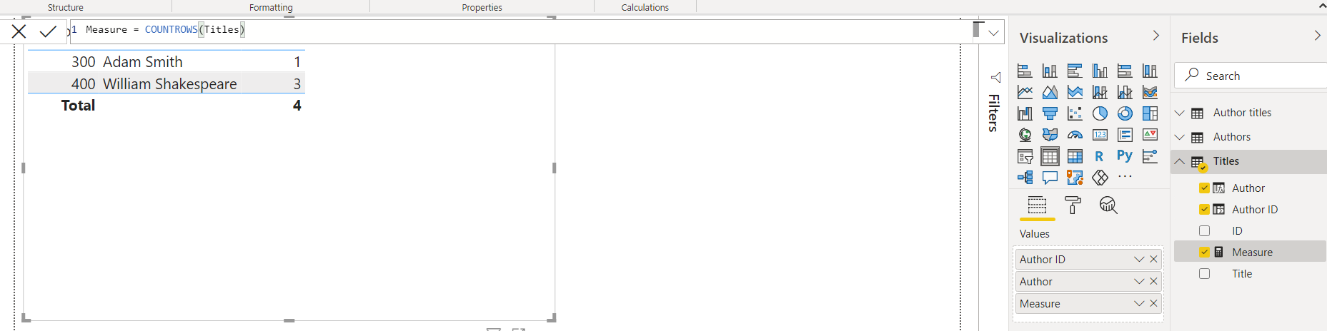 Solved: How to remove blank row when using a measure to di ...