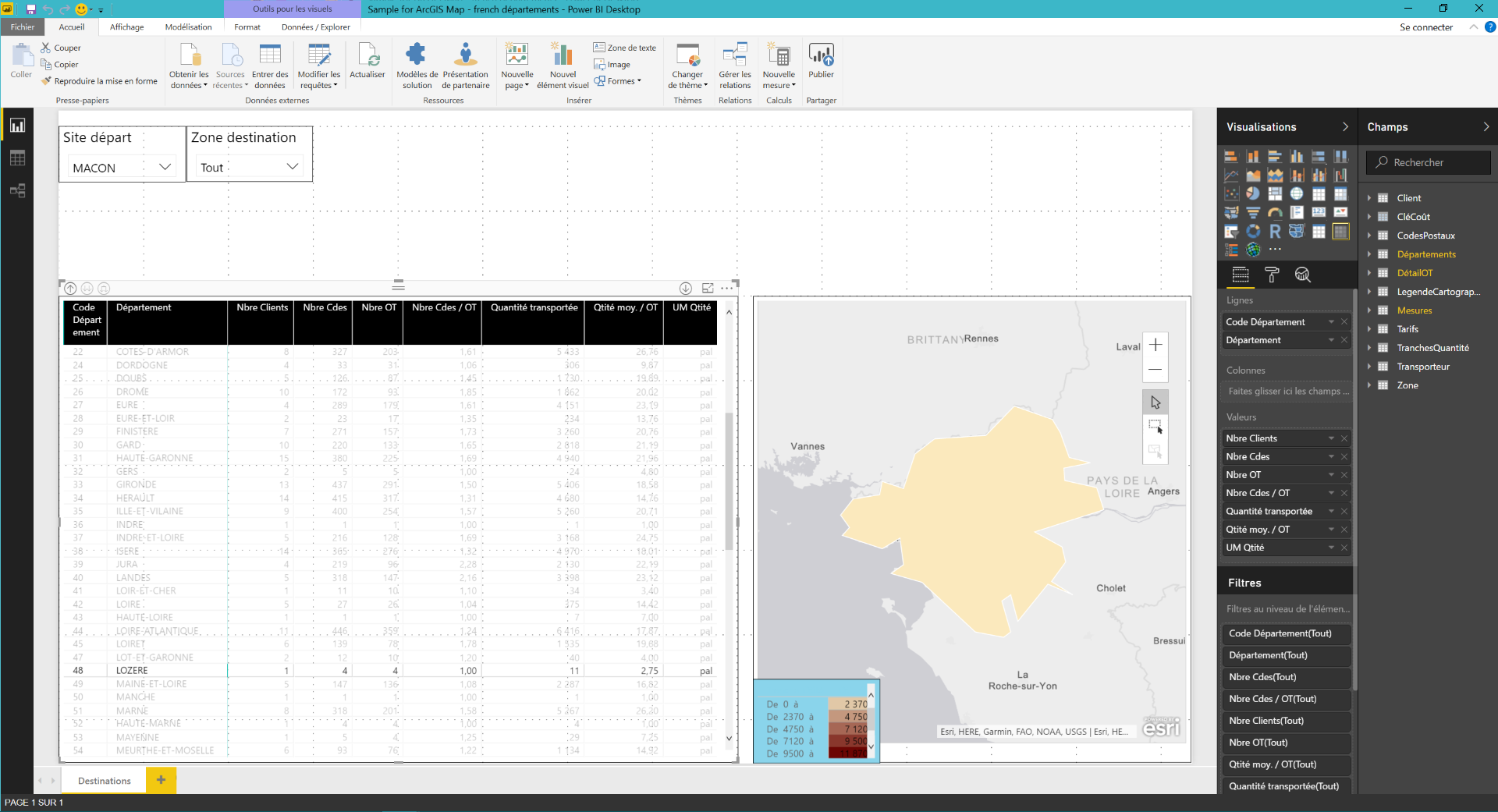 ArcGIS Maps in France - Microsoft Fabric Community