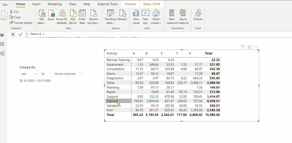 How to use last 18 months of data and normalize fo... - Microsoft ...