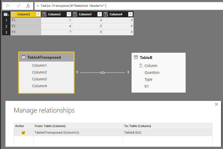 Solved: Re: Relationship between Column Header and another ...