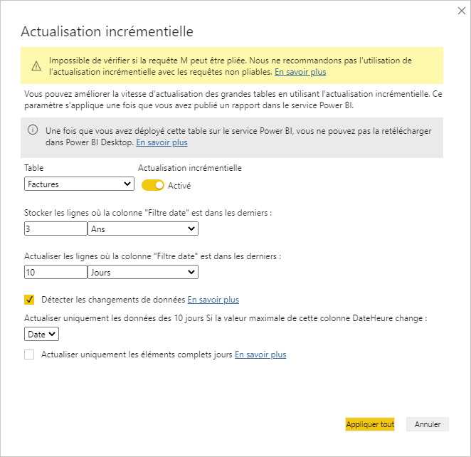 Automatic Incremental refresh issue - Microsoft Fabric Community