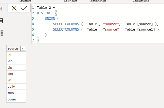 Solved: visualizing two column with same contents - Microsoft Fabric ...