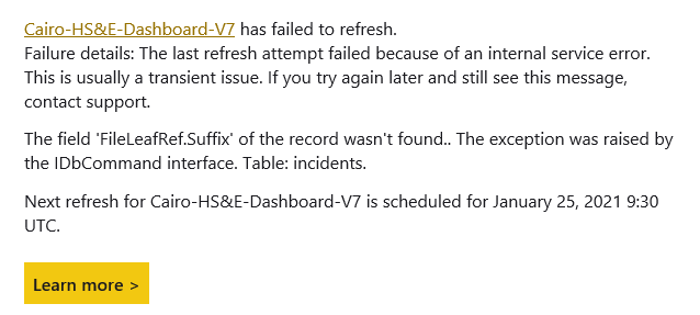 Solved: Scehedule refresh issue - Microsoft Fabric Community