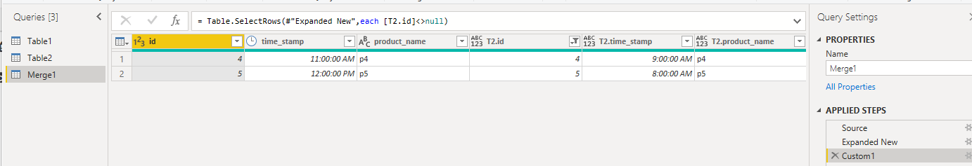 Solved: Intersect and create a new table. - Microsoft Fabric Community